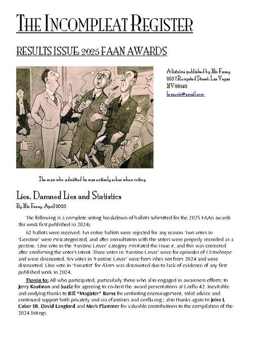 Incompleat 2025 results